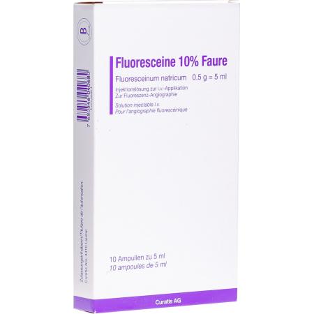 Fluoresceine Faure Inj Loes 10% 10amp 5ml - PrimeCare Global
